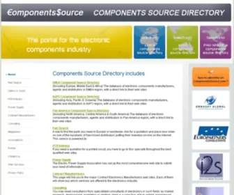 Componentssource.com(Components Source Directory) Screenshot