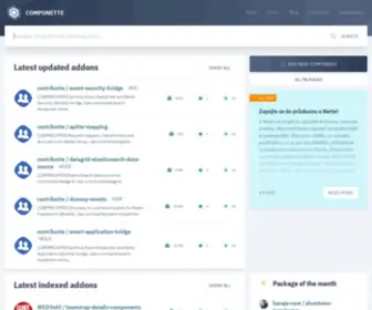 Componette.org(Addons, plugins and components) Screenshot