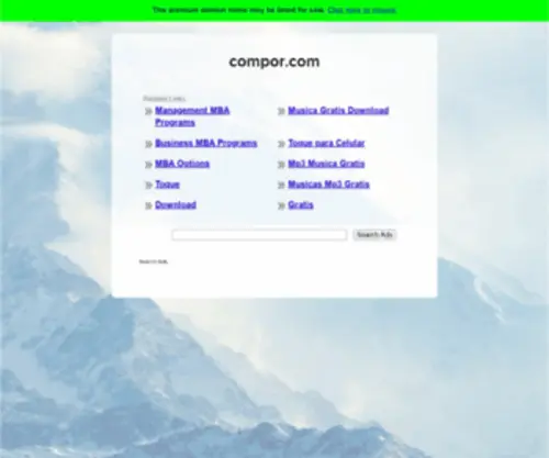 Compor.com(Expiry Domain Name) Screenshot
