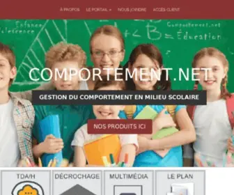 Comportement.net(Gestion du comportement en milieu scolaire) Screenshot