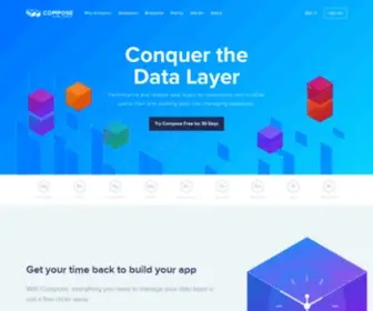 Compose.io(Cloud Database Platform) Screenshot