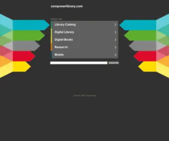 Composerlibrary.com(composerlibrary) Screenshot