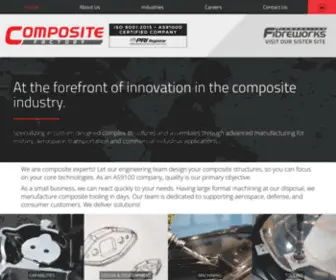 Compositefactory.com(Aerospace Composite Company) Screenshot