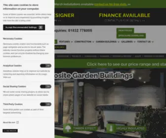 Compositegardenbuildings.co.uk(Garden Rooms and Studios from Composite Garden Buildings) Screenshot