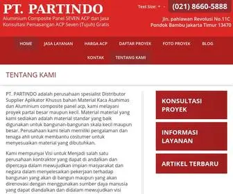 Compositepanel77.com(Tentang Kami) Screenshot