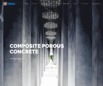 Compositeporousconcrete.com(Composite Porous Concrete CPC SLAB) Screenshot