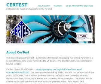 Composites-Certest.com(CerTest) Screenshot