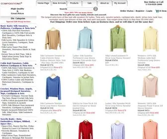 Compositions.com(Silk Sweaters) Screenshot