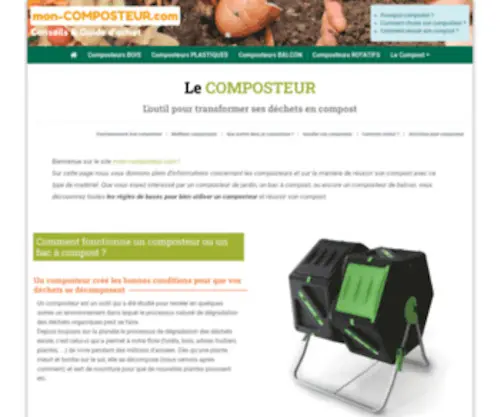 Compost.me.uk(Conseils pour réussir son compost) Screenshot