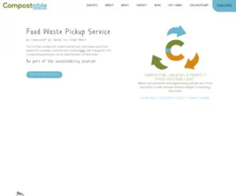Compostablela.com(Residential Compost Pickup Service) Screenshot