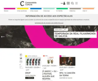 Compostelacapitalcultural.org(Compostelacapitalcultural) Screenshot