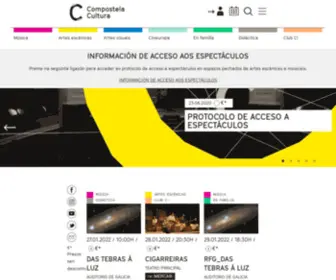 Compostelacultura.gal(Compostela Cultura) Screenshot