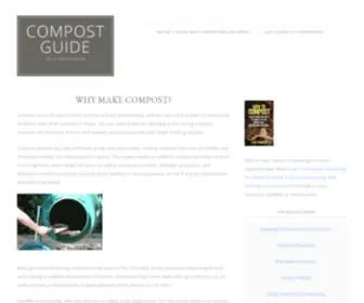 Compostguide.com(Learn how to make your own compost easily and effectively with our free online guide. Composting) Screenshot