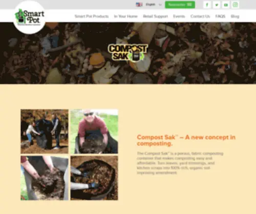 Compostsak.com(Compost Sak) Screenshot