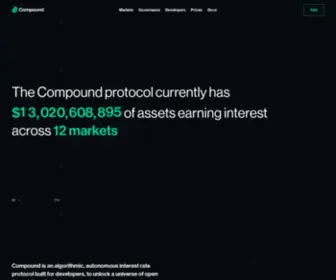 Compoud.finance(Compound) Screenshot