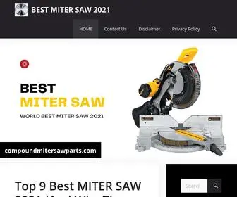 Compoundmitersawparts.com(Top 9 Best MITER SAWAnd Why They Are Worth Buying)) Screenshot