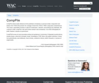 Comppile.org(The WAC Clearinghouse) Screenshot