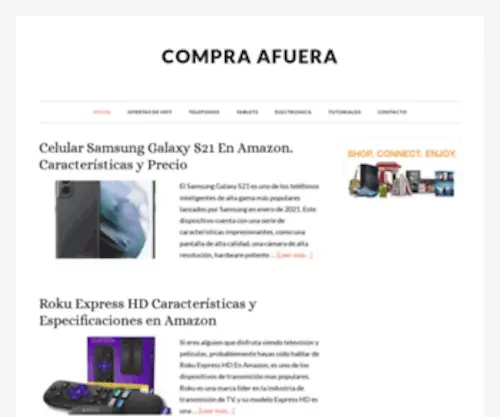 Compraafuera.com(Compra Afuera) Screenshot