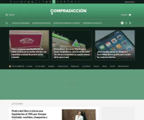 Compradiccion.com(Compradicción) Screenshot