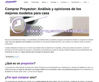 Comprar-Proyector.com(Comprar Proyector: Comparativa) Screenshot