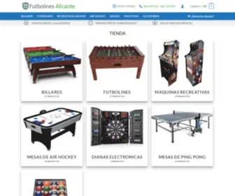 Comprarbillares.es(ᐅ Futbolines y Billares) Screenshot