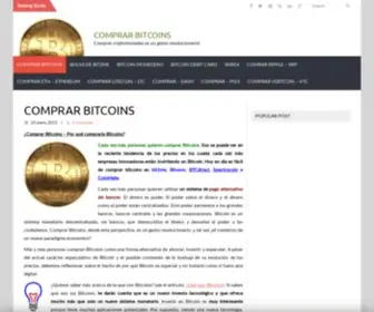 Comprarbitcoins.com(¿Comprar Bitcoins) Screenshot
