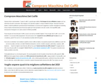 Compraremacchinadelcaffe.com(Comprare Macchina Del Caffè) Screenshot