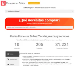 Comprarengalicia.es(Centro Comercial Online) Screenshot