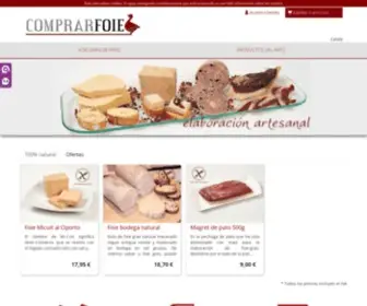 Comprarfoie.com(Comprar Foie Gras fresco Online) Screenshot