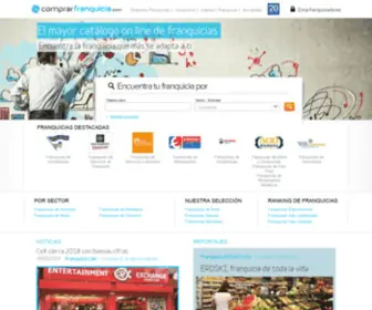 Comprarfranquicia.com(El mayor directorio de franquicias en España) Screenshot