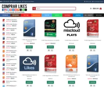 Comprarlikes.com.br(Comprar Likes) Screenshot