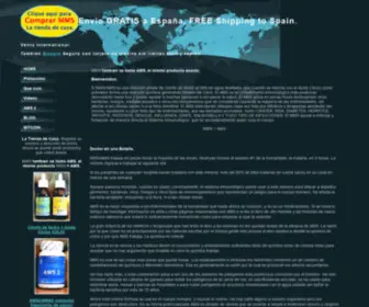 Comprarmms.com(Comprar Clorito de Sodio MMS Envio GRATIS a España Venta International) Screenshot