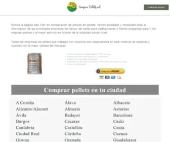 Comprarpellets.net(Comprar pellets al mejor precio) Screenshot