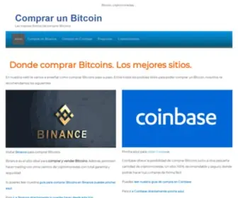 Comprarunbitcoin.com(Donde comprar Bitcoins) Screenshot