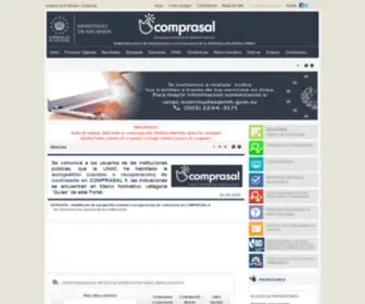 Comprasal.gob.sv(Comprasal) Screenshot