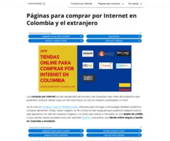 Comprasporinternet-Colombia.com(▷ 10 Páginas Para Comprar Online En Colombia y el Mundo ◁) Screenshot