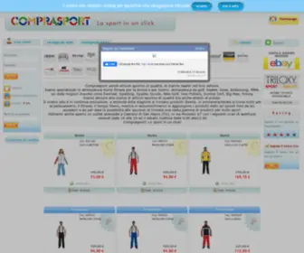 Comprasport.it(Stai cercando abbigliamento tecnico sportivo) Screenshot