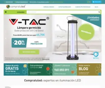 Compratuled.es(Tienda online de iluminación LED) Screenshot