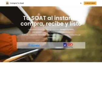 Compratusoat.com(Compra Tu Soat) Screenshot