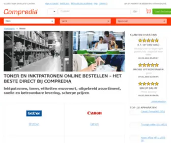 Compredia.nl(Uw specialist voor toner en Inktcartridges) Screenshot