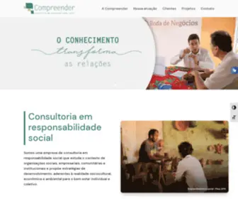 Compreender.com.br(Consultoria em Responsabilidade Social) Screenshot