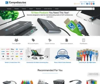 Comprehensiveco.com(Comprehensive Connectivity Company Homepage Boxes) Screenshot