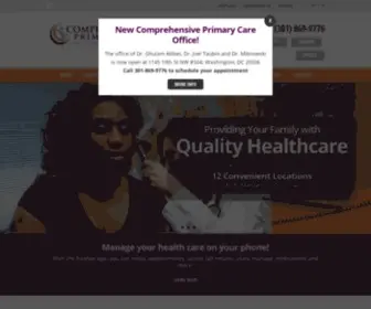Comprehensiveprimarycare.com(Doctors in VA DC & MD) Screenshot