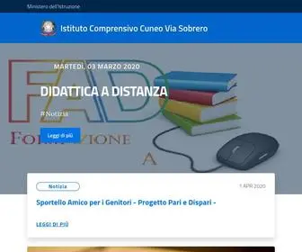 Comprensivocuneoviasobrero.edu.it(Sito web istituzionale istituto comprensivo cuneo via sobrero) Screenshot