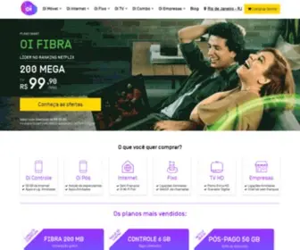 Compreoi.com.br(Escolha seu plano de Internet) Screenshot