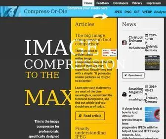 Compress-OR-Die.com(Image compression to the smallest file size possible) Screenshot