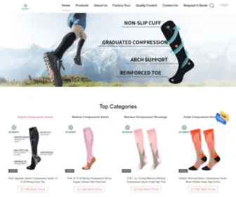 Compressions-Socks.com(Quality Sports Compression Socks & Medical Compression Socks factory from China) Screenshot