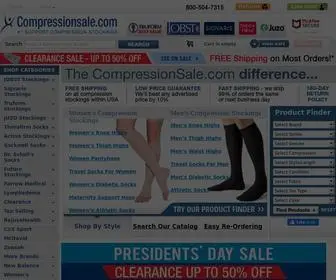 Compressionsale.com(Best Compression Stockings) Screenshot