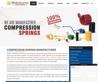 Compressionsprings.in(Mahalaxmi Spring Industries) Screenshot