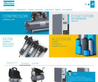 CompressoriStore.it(Acquista Online i migliori Compressori Atlas Copco) Screenshot